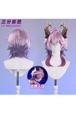 1/3 Delusion Genshin Impact Durin Pink Purple Cosplay Wig
